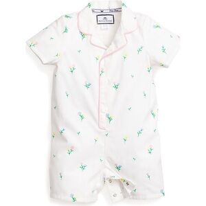 Petite Plume Floral Tulips Baby Summer Romper